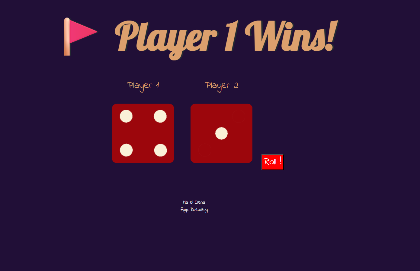 dice game Screenshot
